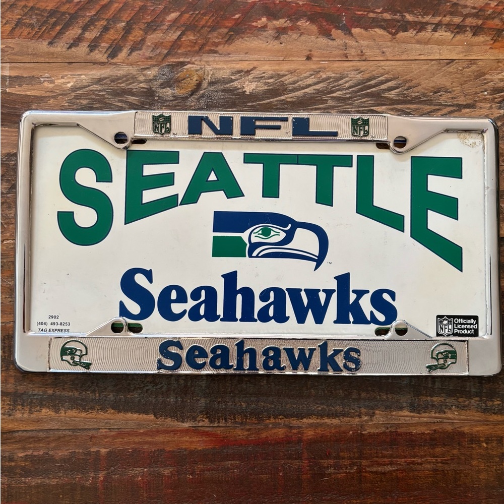 Seattle Seahawks License Plate Frame